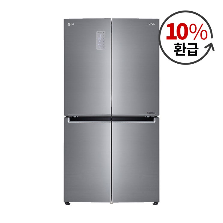 구매평 좋은 LG전자 디오스 상냉장 하냉동 냉장고 F873S11E 870L 방문설치 ···