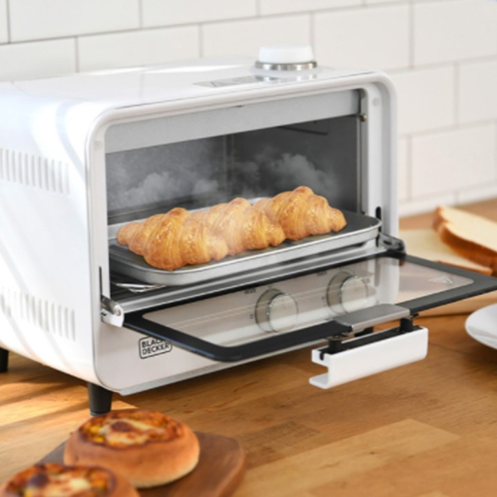 인지도 있는 블랙앤데커 전기 미니 제빵용 스팀 토스터기 오븐 에어프라이어 9L, 1개 추천합니다