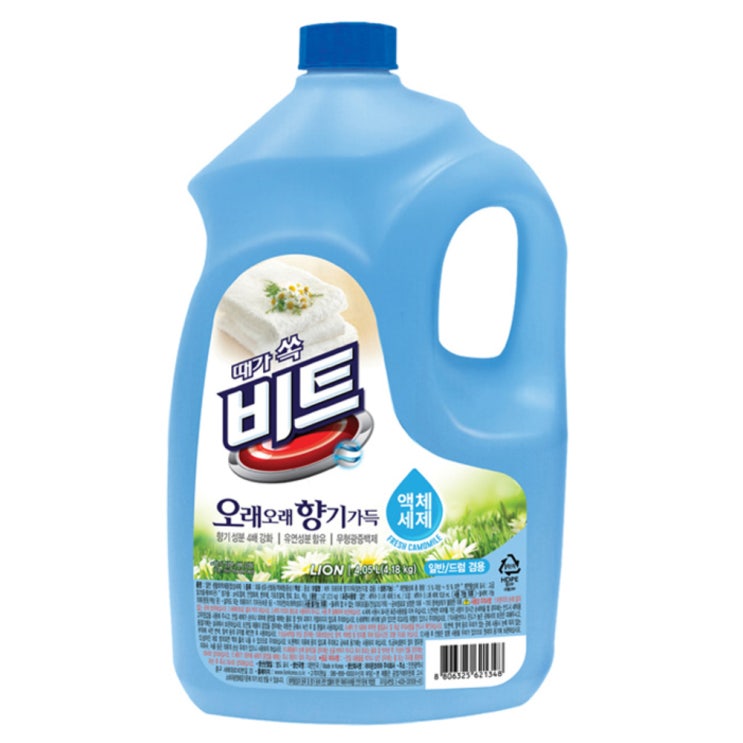 가성비 뛰어난 비트 오래오래향기 가득 액체세제 본품, 4.05L, 1개(로켓배송) ···