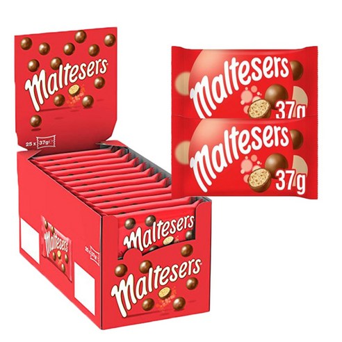 갓성비 좋은 몰티저스 Maltesers 엄마는 외계인 초코볼 37g x 25봉지, 1박스 ··· 갓성비 좋은 몰티저스 Maltesers 엄마는 외계인 초코볼 37g x 25봉지, 1박스 ···