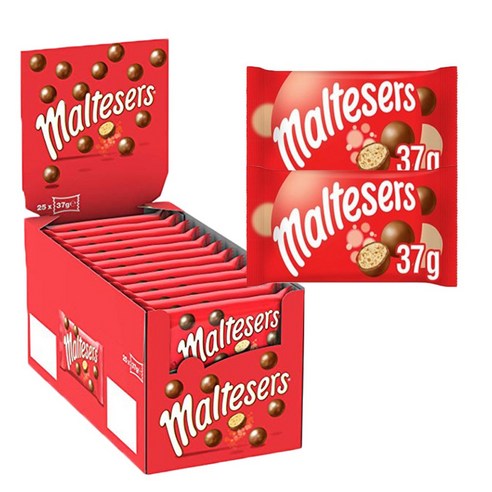 갓성비 좋은 몰티저스 Maltesers 엄마는 외계인 초코볼 37g x 25봉지, 1박스 ···