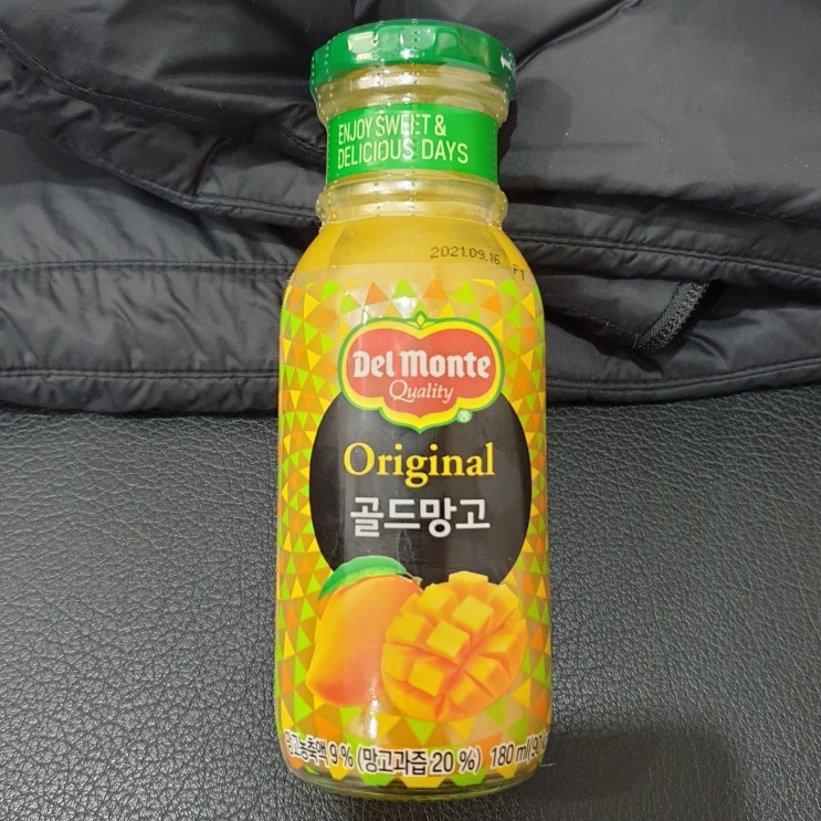  델몬트 골드망고 주스 180ml (망고 쥬스) 칼로리, 열량, 영양성분 정보
