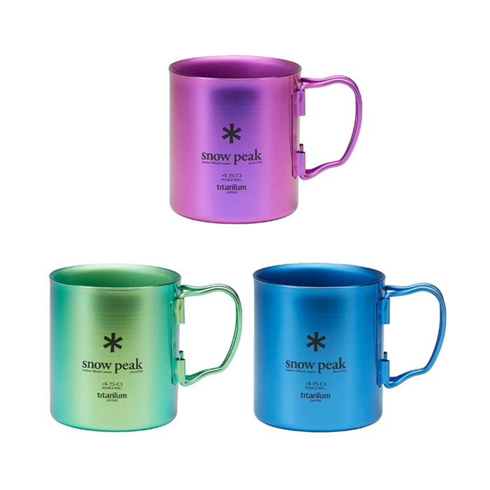 인기 많은 스노우픽 티타늄 더블월 컬러 머그컵 450ml 3종 택1 / Snow Peak Titanium Double 450 Colored Mug 450ml, 2. Green 추천 인기 많은 스노우픽 티타늄 더블월 컬러 머그컵 450ml 3종 택1 / Snow Peak Titanium Double 450 Colored Mug 450ml, 2. Green 추천