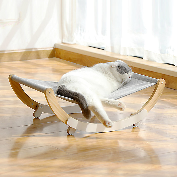 당신만 모르는 딩동펫 고양이 우드 비치해먹, 혼합색상(로켓배송) 좋아요 당신만 모르는 딩동펫 고양이 우드 비치해먹, 혼합색상(로켓배송) 좋아요