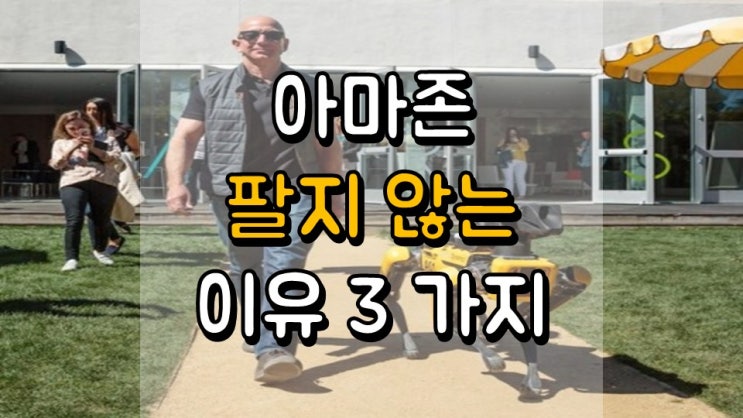 아마존을 팔지 않는 이유 3 가지 - 주가 및 전망, AMZN