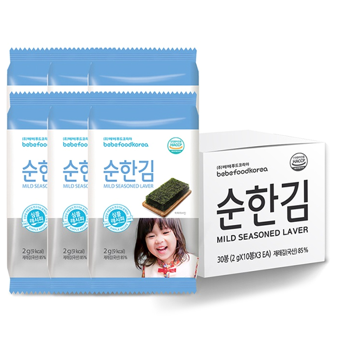 선호도 좋은 베베푸드 순한김, 조미김, 30봉(로켓배송) 추천합니다 선호도 좋은 베베푸드 순한김, 조미김, 30봉(로켓배송) 추천합니다