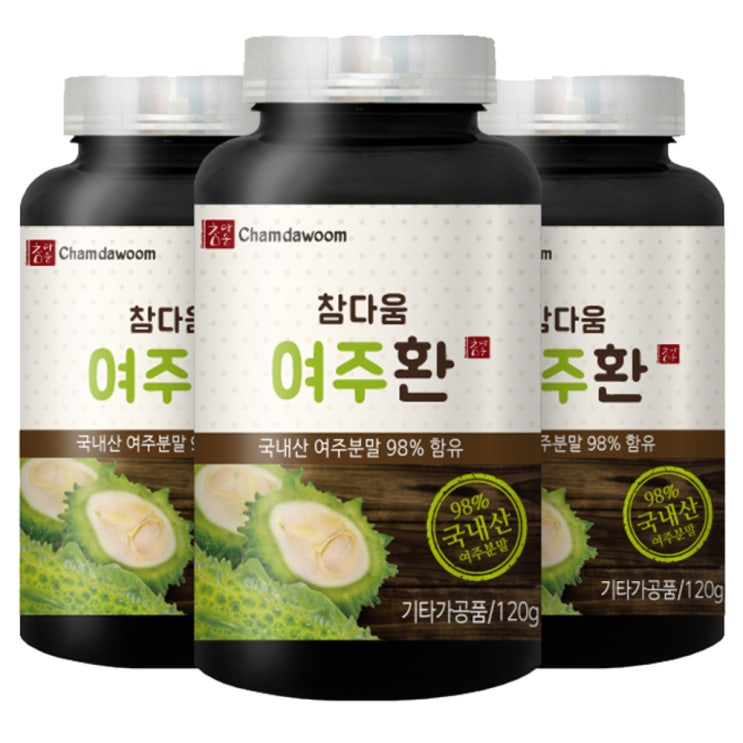 많이 팔린 참다움 여주환, 120g, 3개입(로켓배송) 추천합니다 많이 팔린 참다움 여주환, 120g, 3개입(로켓배송) 추천합니다