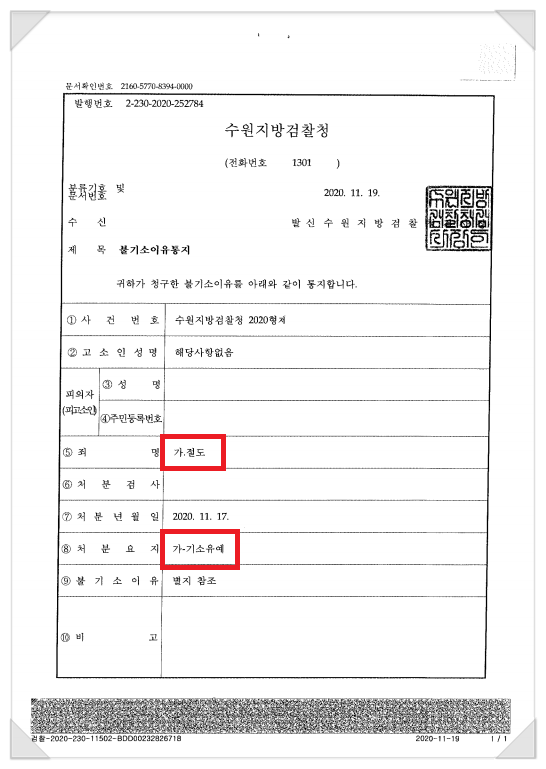  절도 기소유예 성공사례