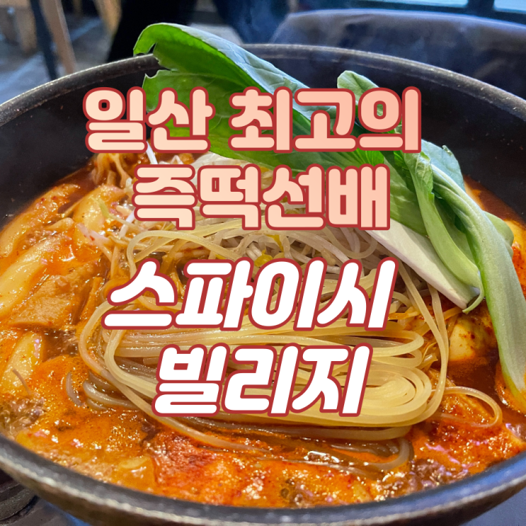  일산 탄현동 즉석떡볶이 맛집 최애 등극 / '스파이시 빌리지'