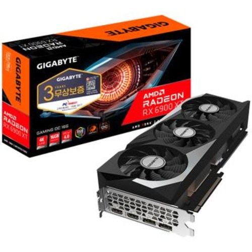 리뷰가 좋은 GIGABYTE 라데온 RX 6900 XT Gaming OC D6 16GB 피씨디렉트 추천합니다