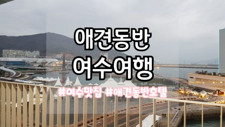  여수맛집 여수 애견동반호텔 여수여행 1일차