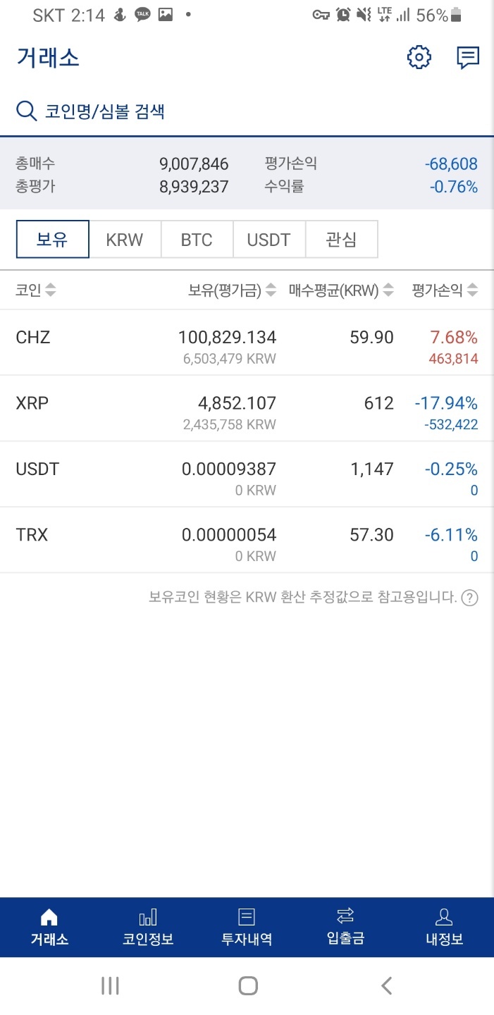  코인 900만원이 1460만원이 되는 마법, 수익률 무려 63%, 내가 아닌  친구 이야기..!
