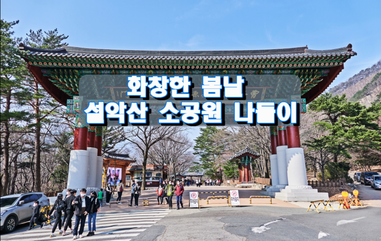 화창한 봄날 설악산 소공원 나들이 화창한 봄날 설악산 소공원 나들이