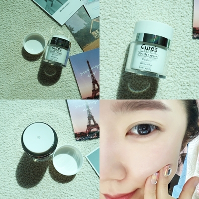  미백, 속건조 모두 잡는 큐어스 백설공주크림 리뷰