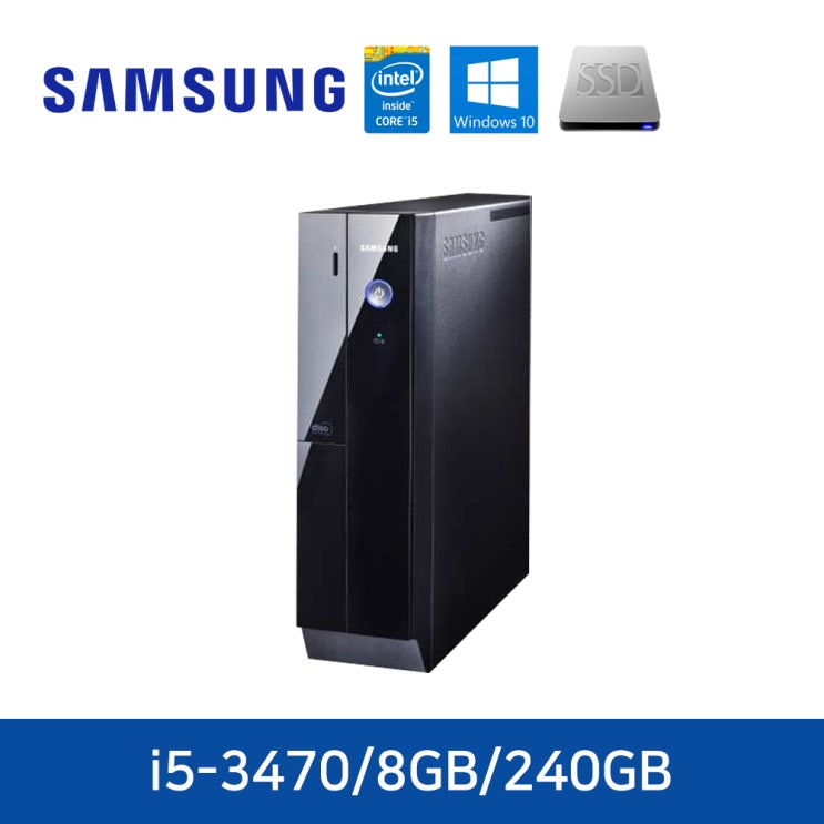 인기있는 삼성전자 사무용 가정용 온라인수업 컴퓨터 세트 i5 8GB SSD240GB 윈도우10홈 24인치 모니터, 15▷DB400S2A/i5-3470/8GB/240GB/윈10 추천