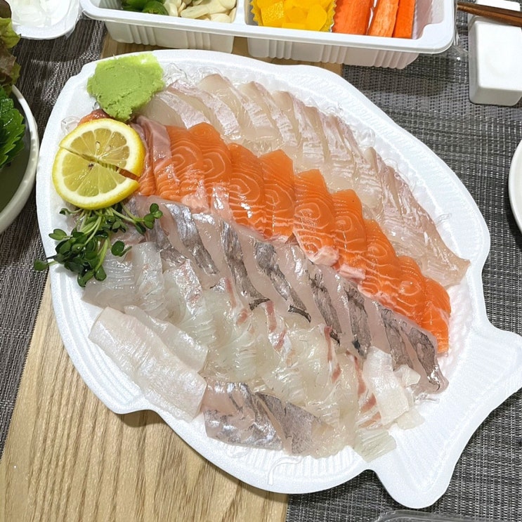  [시흥 은계 은행동 신선한 모듬회 배달 포장 전문 횟집: 회뜨는수산 은행동점]