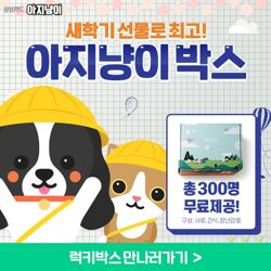 반려동물 앱 아지냥이 박스 EVENT