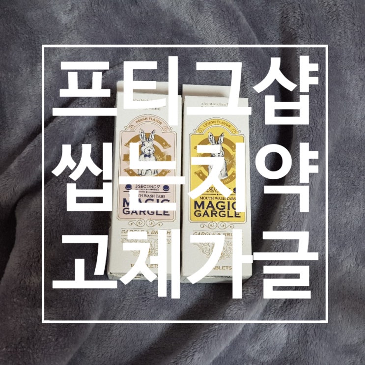  [프티그샵] 민트칩 고체치약 양치와 가글을 한번에!
