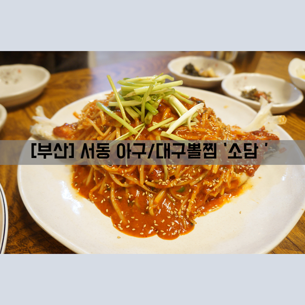  [부산]식사_서동맛집 서동아구찜 '소담'