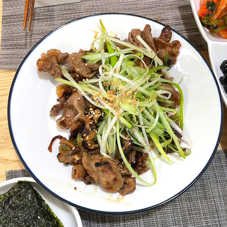  [기사식당 돼지불백 우리집 식탁으로: 이지키친 고기왕창 간장제육볶음]