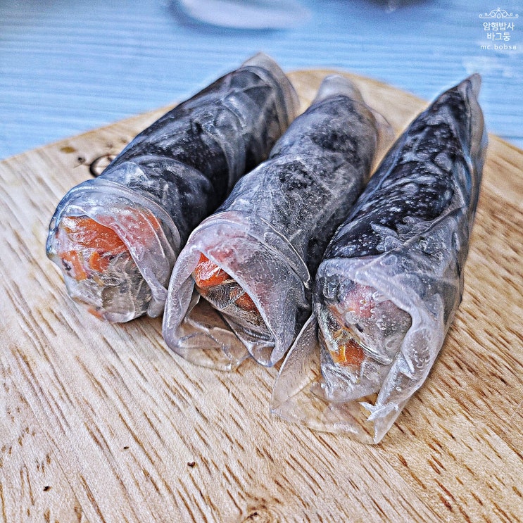 라이스페이퍼 김말이 에어프라이어 튀김 만드는법 ft. 남은 잡채 요리