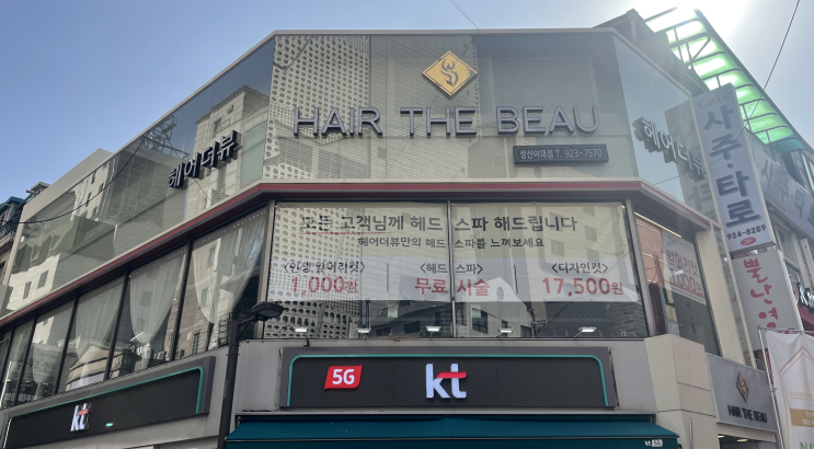  [미용실] 성신여대 헤어더뷰에서 염색하고온 후기!
