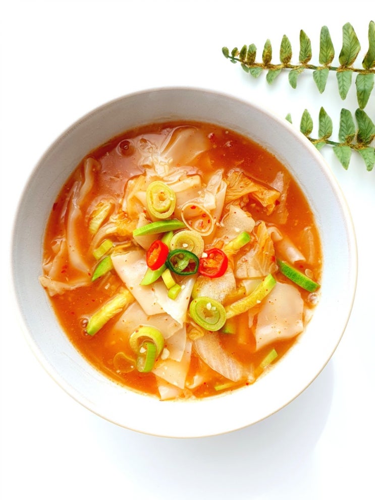  만두피요리, 만두피 수제비 백종원수제비 레시피로~
