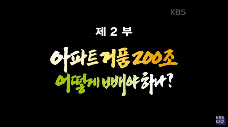  대한민국 부동산 폭등의 현장 - 집값 전쟁 2부 “아파트 거품 200조 어떻게 빼야 하나” feat. 2005년 8월