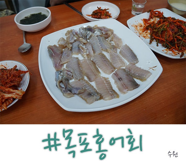 수원 홍어 맛집 남문시장에 있는 목포홍어회