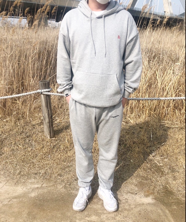  남자추리닝/남자후드티 스웻셋업 [랑가주망] 동네 꾸안꾸 패션템!!