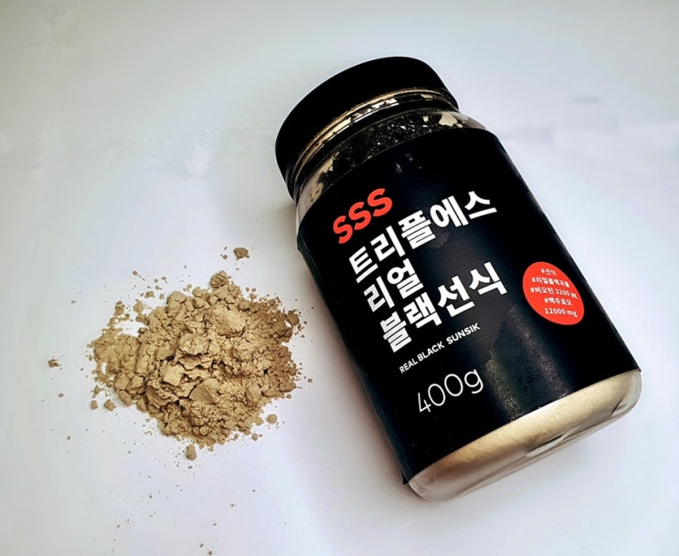  [건강식품] 균형잡힌 영양식사를 위한 탈모브랜드에서 만든 트리플에스 리얼 블랙선식