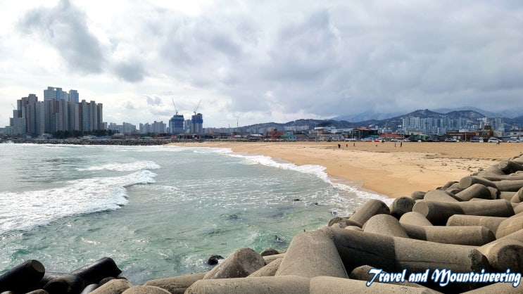  바다 풍경이 좋은 속초 청호해변 간이해수욕장