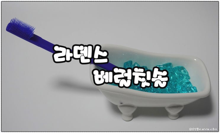  잇몸관리 라덴스 베럴칫솔로 치카치카~!!