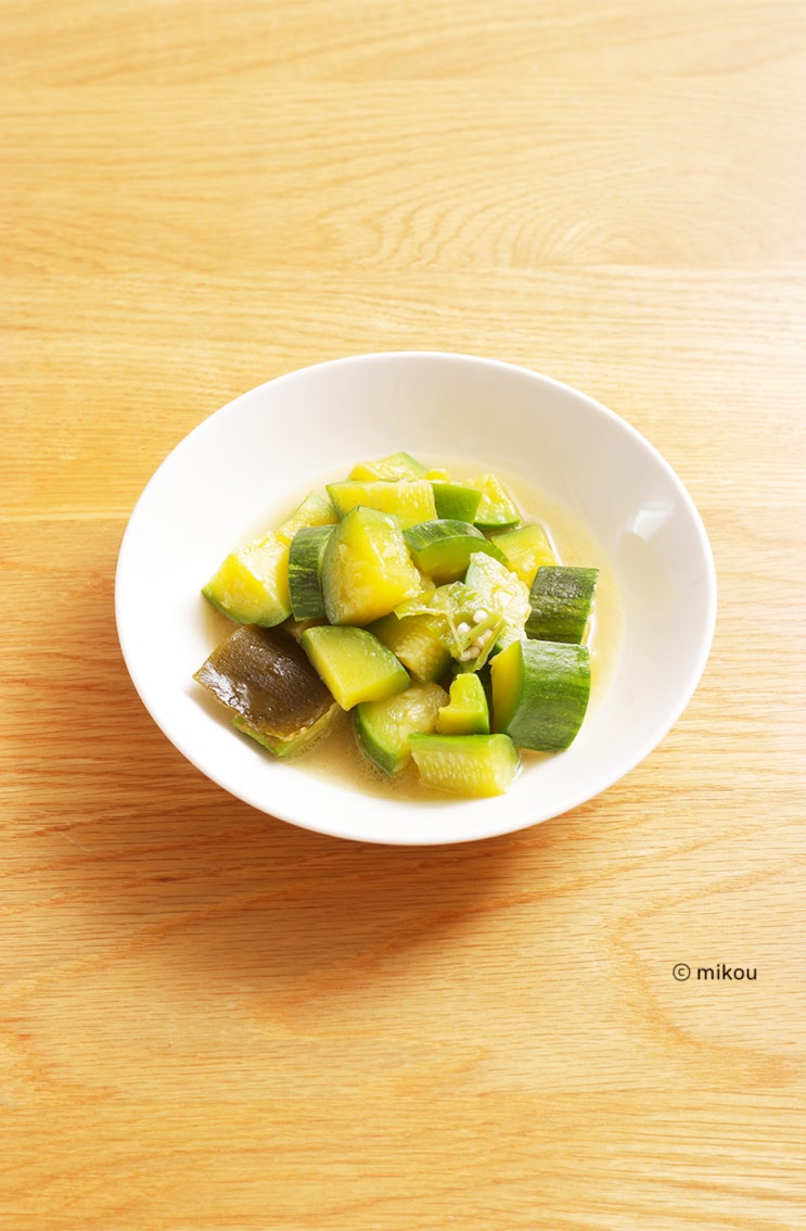  수수하지만 맛있는 애호박찜 만들기