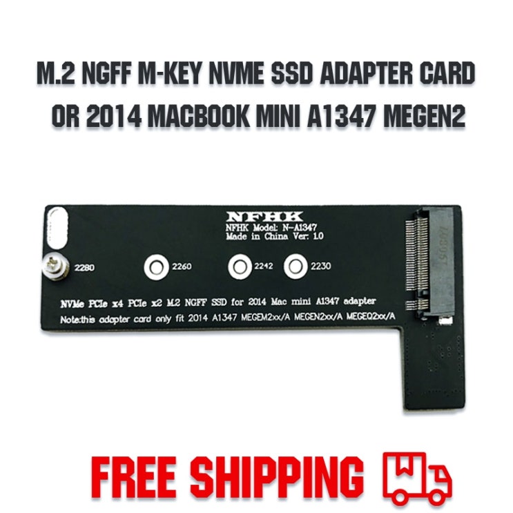 가성비 뛰어난 M 키 NVMe M2 SSD 적용 Mac Mini 2014 A1347 MEGEN2 MEGEM2 MEGEQ2 어댑터 PCI express NGFF 760P 600P 라 가성비 뛰어난 M 키 NVMe M2 SSD 적용 Mac Mini 2014 A1347 MEGEN2 MEGEM2 MEGEQ2 어댑터 PCI express NGFF 760P 600P 라