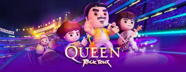 신작 모바일 게임 두 가지  Queen: 락 투어, Tape it Up!