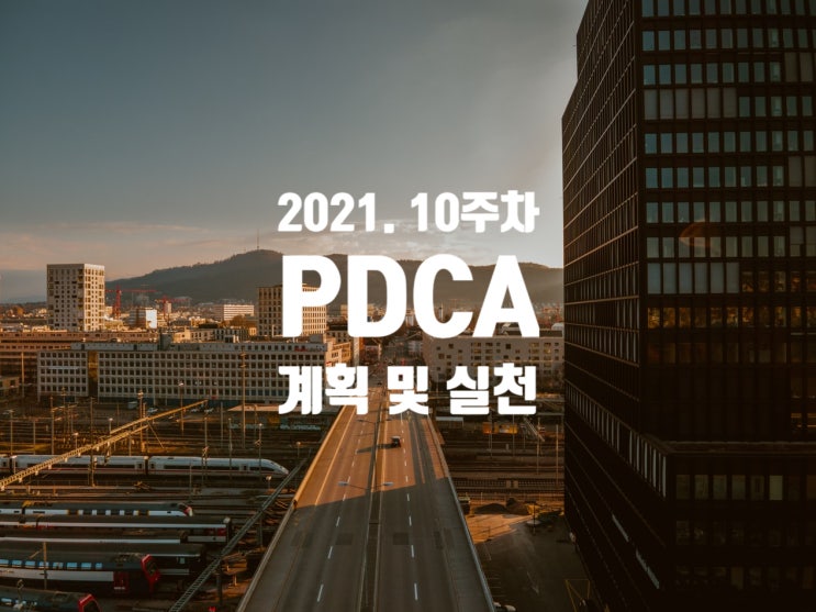  2021년 계획과 실천 10주차 점검