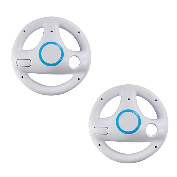 최근 인기있는 [미국] 508281 Generic White Mario Kart Steering Wheel for Nintendo Wii set of 2 추천해요