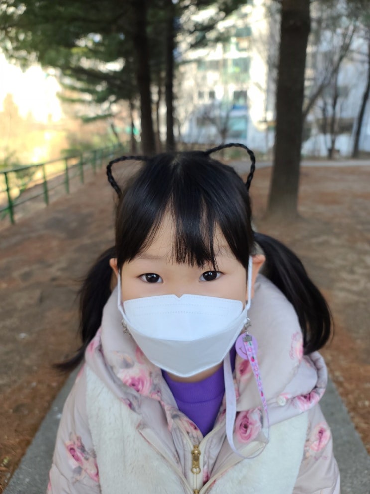  고양이귀머리 여아머리묶기