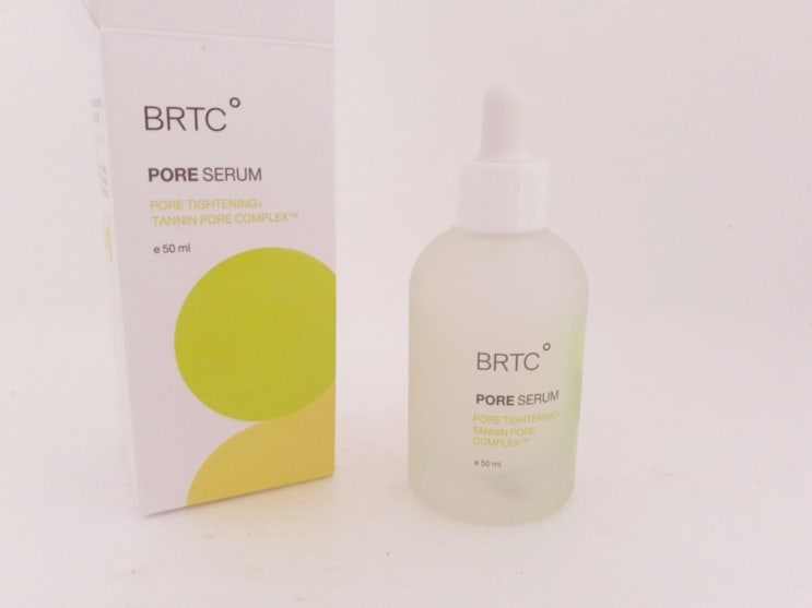  모공 쫀쫀하게 줄이기:BRTC 모공 타이트닝 세럼