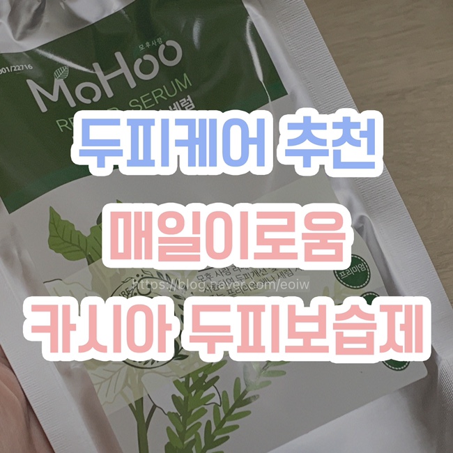  [두피 케어 추천] 매일이로움 카시아 두피보습제