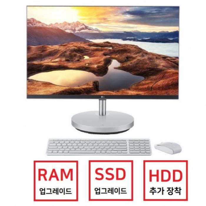 가성비 뛰어난 27V70N-FR50K (Win10홈) 일체형PC [8GB 추가 (총16GB) + 500GB SSD 교체 + 1TB HDD 추가], LG 추천합니다