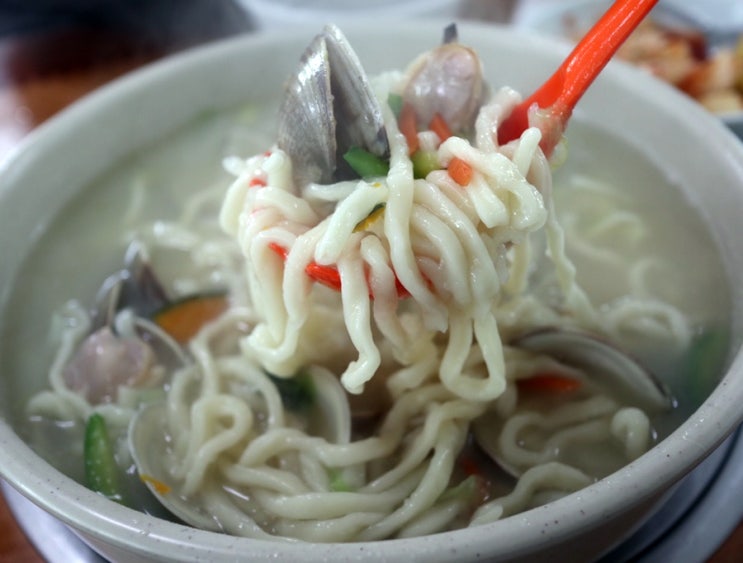  찐이었던 대부도 칼국수 맛집 바지락마을손칼국수