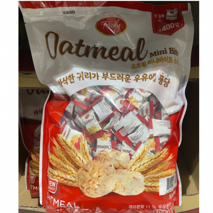 선호도 높은 트레이더스 간편한 영양한간식 오트밀 미니바이트 1000g, 1팩 좋아요 선호도 높은 트레이더스 간편한 영양한간식 오트밀 미니바이트 1000g, 1팩 좋아요