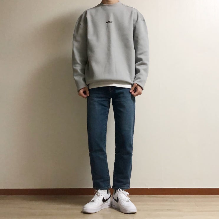 아더에러 맨투맨 ADERERROR Tort og sweatshirt 아더에러 스웨트셔츠 그레이 후기