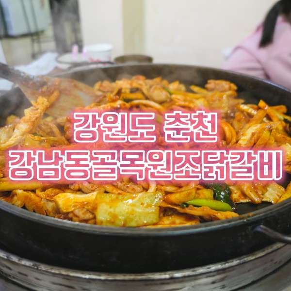  춘천 온의동 맛집 강남동골목원조닭갈비