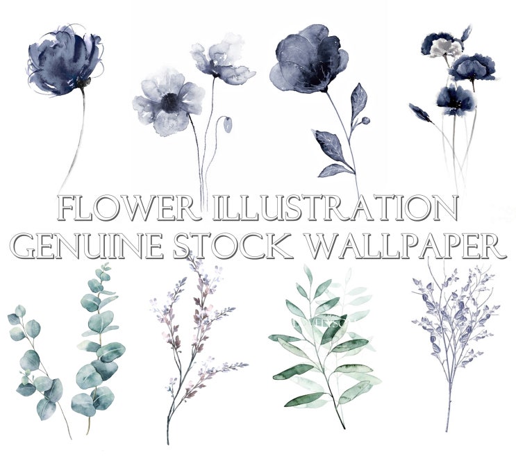 아이폰 12 프로 배경화면 & 갤럭시 S21 울트라 배경화면 [FLOWER ILLUSTRATION] WALLPAPER