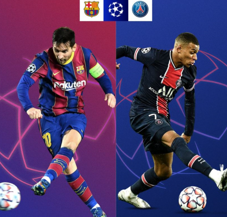 UCL UEFA 챔피언스리그 16강 2차전 10일 PSG 바르셀로나 UCL UEFA 챔피언스리그 16강 2차전 10일 PSG 바르셀로나
