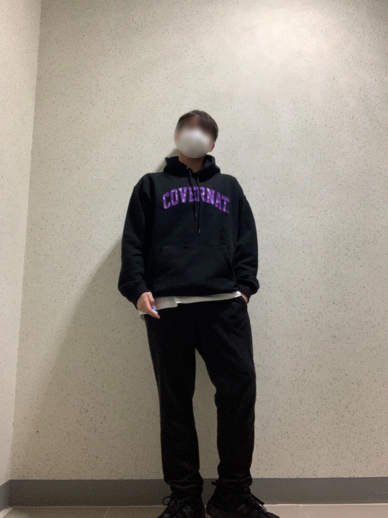 커버낫 후드티 제가 입어보았어요