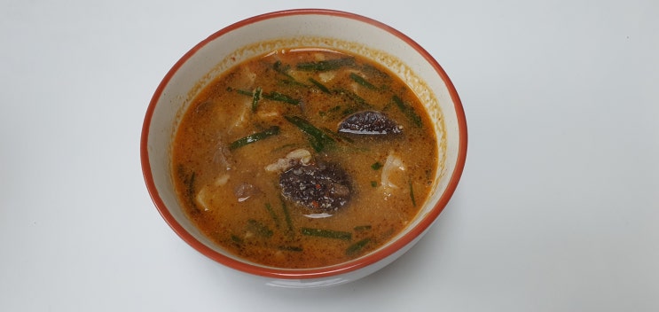  10분요리 얼큰한 순대국 만들기